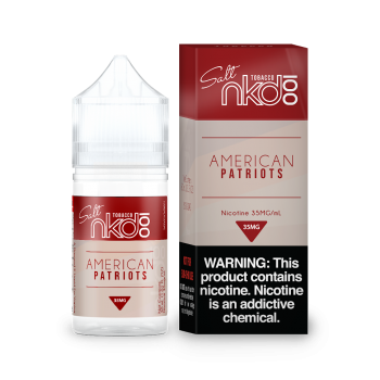 Naked 100 Salt - American Patriots (Tobacco) 30mL  Naked 100 Salt - American Patriots (Tobacco) 30mL