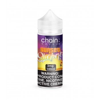 Chain Vapez - Sunset Sherbert 100mL Chain Vapez - Sunset Sherbert 100mL