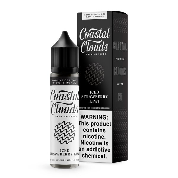 Coastal Clouds Synthetic - Iced Strawberry Kiwi 60mL