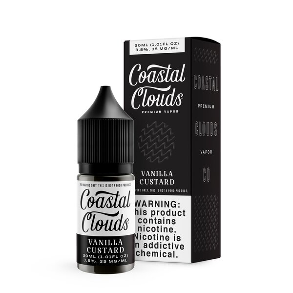 Coastal Clouds Synthetic Salt - Vanilla Custard 30mL