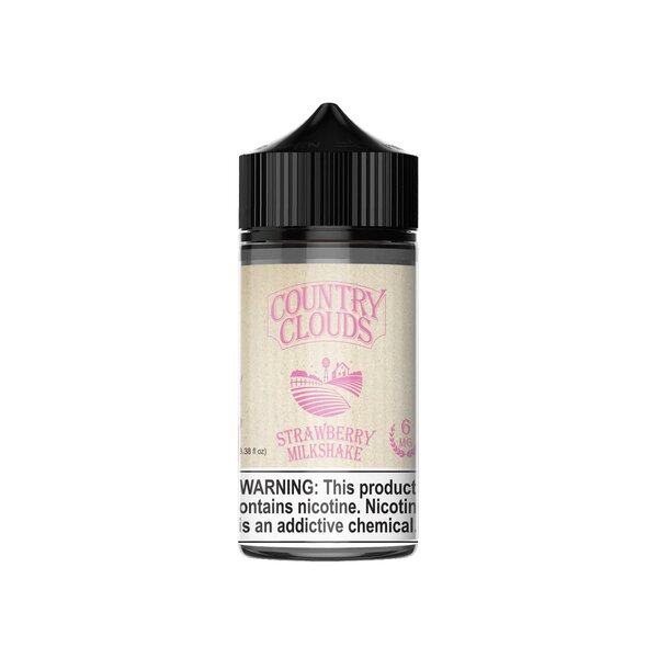 Country Clouds - Strawberry Milkshake 100mL