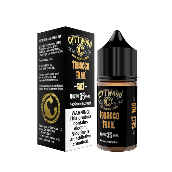 Cuttwood Salt - Tobacco Trail 30mL