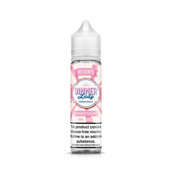 Dinner Lady Synthetic - Strawberry Macaroon 60mL Dinner Lady Synthetic - Strawberry Macaroon 60mL