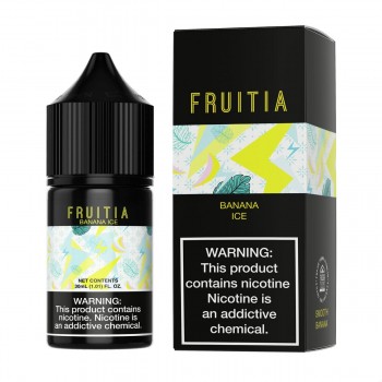 Fruitia Salt - Banana Ice 30mL Fruitia Salt - Banana Ice 30mL