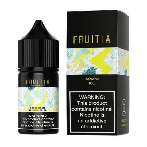 Fruitia Salt - Banana Ice 30mL