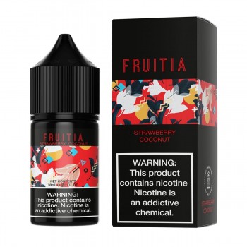 Fruitia Salt - Strawberry Coconut 30mL Fruitia Salt - Strawberry Coconut 30mL