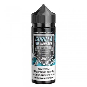 Gorilla Warfare - 5.56 Reloaded on ICE 120mL Gorilla Warfare - 5.56 Reloaded on ICE 120mL