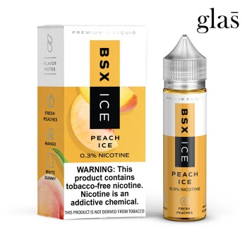 Glas BSX Series Synthetic - Peach Ice 60mL Glas BSX Series Synthetic - Peach Ice 60mL