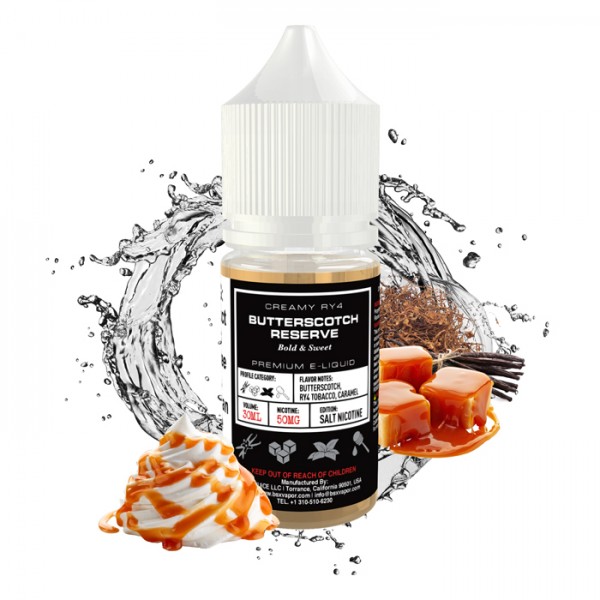 Glas BSX Synthetic Salt - Butterscotch Reserve 30mL