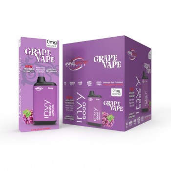 Invy 6000 Disposable 0mg NICOTINE FREE - Grape Vape Invy 6000 Disposable 0mg NICOTINE FREE - Grape Vape