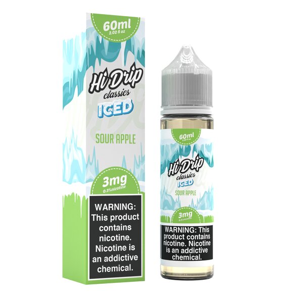 Hi-Drip Classics - Sour Apple Iced 60mL