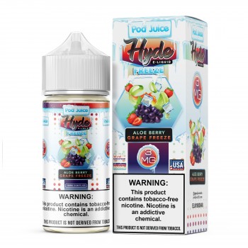 Hyde Pod Juice Synthetic - Aloe Berry Grape Freeze 100mL Hyde Pod Juice Synthetic - Aloe Berry Grape Freeze 100mL