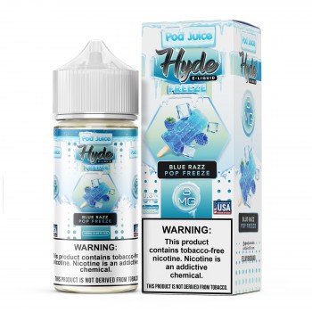 Hyde Pod Juice Synthetic - Blue Razz Pop Freeze 100mL Hyde Pod Juice Synthetic - Blue Razz Pop Freeze 100mL