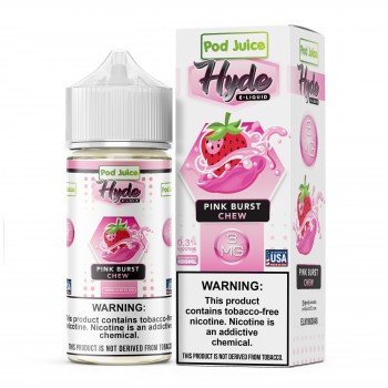 Hyde Pod Juice Synthetic - Pink Burst Chew 100mL Hyde Pod Juice Synthetic - Pink Burst Chew 100mL