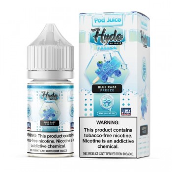 Hyde Pod Juice Synthetic Salts - Blue Razz Freeze 30mL Hyde Pod Juice Synthetic Salts - Blue Razz Freeze 30mL