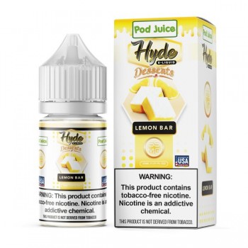 Hyde Pod Juice Synthetic Salts - Lemon Bar 30mL Hyde Pod Juice Synthetic Salts - Lemon Bar 30mL