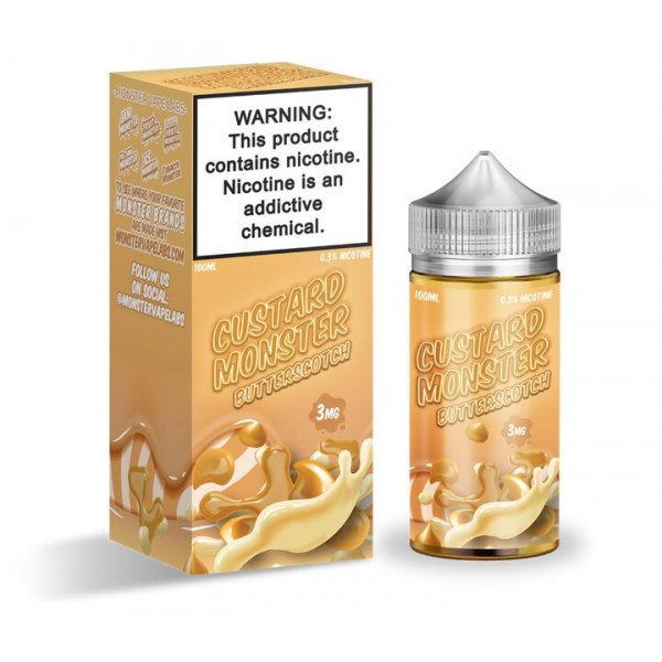 Custard MONSTER Synthetic - Butterscotch 100mL