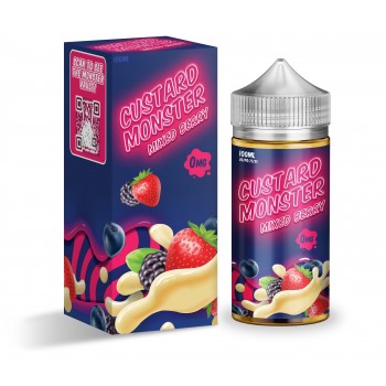 Custard MONSTER Synthetic - Mixed Berry 100mL Custard MONSTER Synthetic - Mixed Berry 100mL
