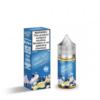 Custard MONSTER Synthetic Salt - Blueberry Custard 30mL Custard MONSTER Synthetic Salt - Blueberry Custard 30mL