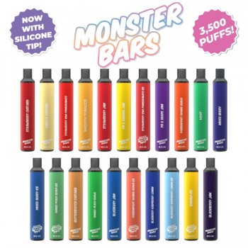 Monster Bar 3500 Disposable 5% (Master Case of 200) Monster Bar 3500 Disposable 5% (Master Case of 200)