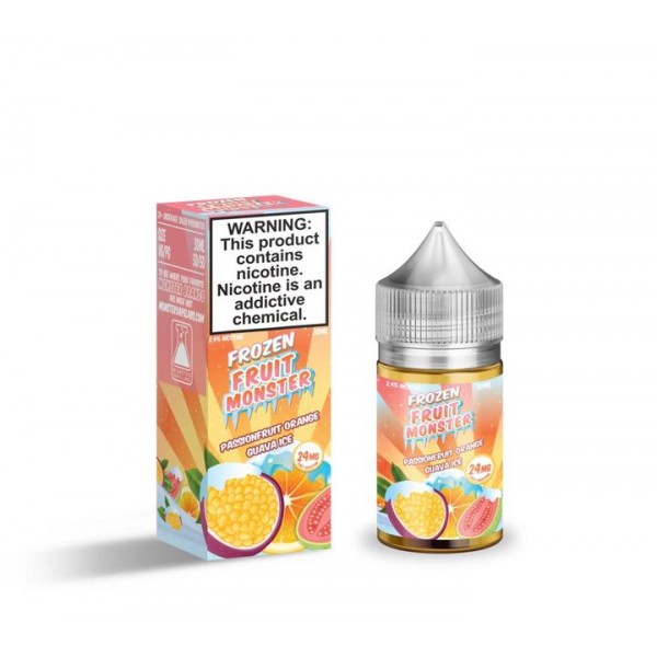 Frozen Fruit MONSTER Synthetic Salt - Passionfruit Orange Guava ICE 30mL