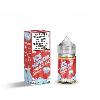 Ice MONSTER Synthetic Salt - StrawMelon Apple 30mL Ice MONSTER Synthetic Salt - StrawMelon Apple 30mL