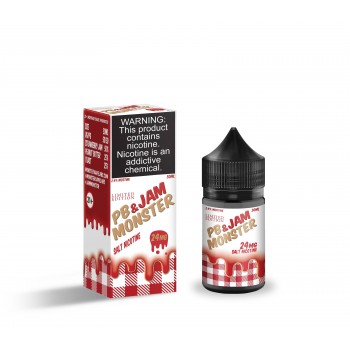 Jam MONSTER Synthetic Salt - PB & Jam Strawberry 30mL Jam MONSTER Synthetic Salt - PB & Jam Strawberry 30mL
