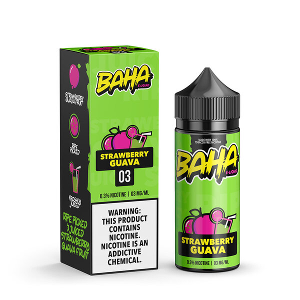 Baha Synthetic - Strawberry Guava 100mL