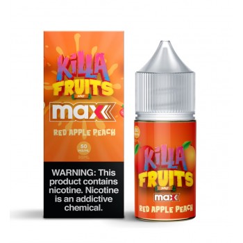 Killa Fruits MAX Salts - Red Apple Peach 30mL Killa Fruits MAX Salts - Red Apple Peach 30mL