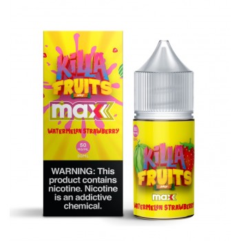 Killa Fruits MAX Salts - Watermelon Strawberry 30mL Killa Fruits MAX Salts - Watermelon Strawberry 30mL