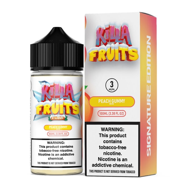 Killa Fruits Synthetic Salt - Peach Gummy on Ice 30mL