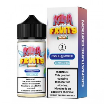 Killa Fruits Synthetic Salt - Peach Blue Raspberry on Ice 30mL Killa Fruits Synthetic Salt - Peach Blue Raspberry on Ice 30mL