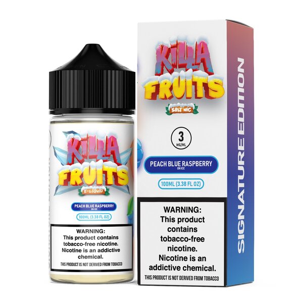 Killa Fruits Synthetic Salt - Peach Blue Raspberry on Ice 30mL