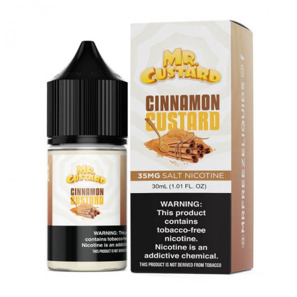 Mr. Custard Synthetic Salt - Cinnamon Custard 30mL