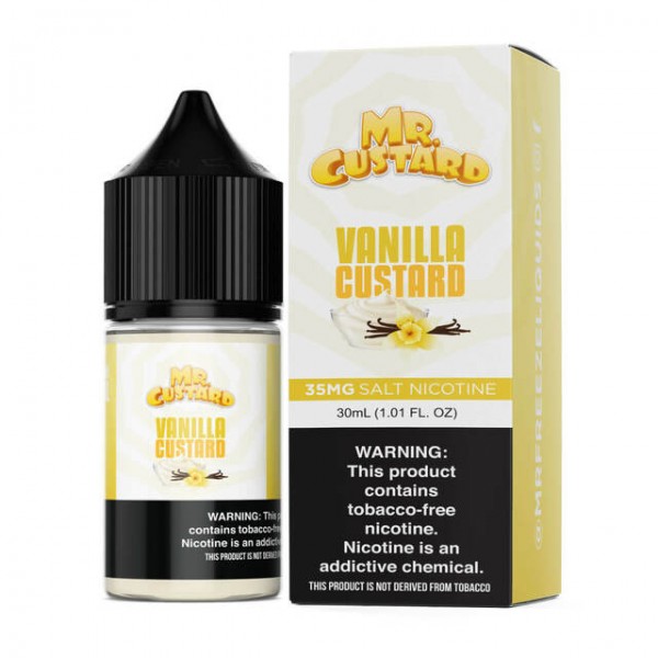 Mr. Custard Synthetic Salt - Vanilla Custard 30mL