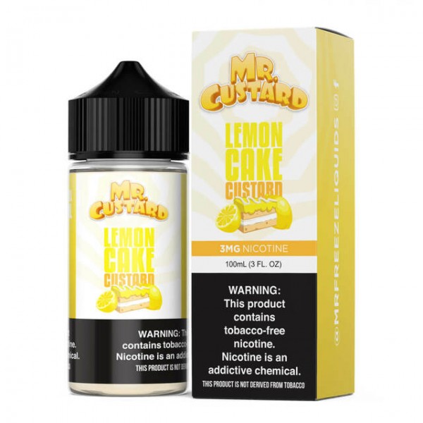 Mr. Custard Synthetic - Lemon Cake Custard 100mL