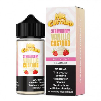 Mr. Custard Synthetic - Strawberry Vanilla Custard 100mL Mr. Custard Synthetic - Strawberry Vanilla Custard 100mL