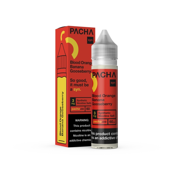 Pacha Mama Synthetic - Blood Orange Banana Gooseberry 60mL