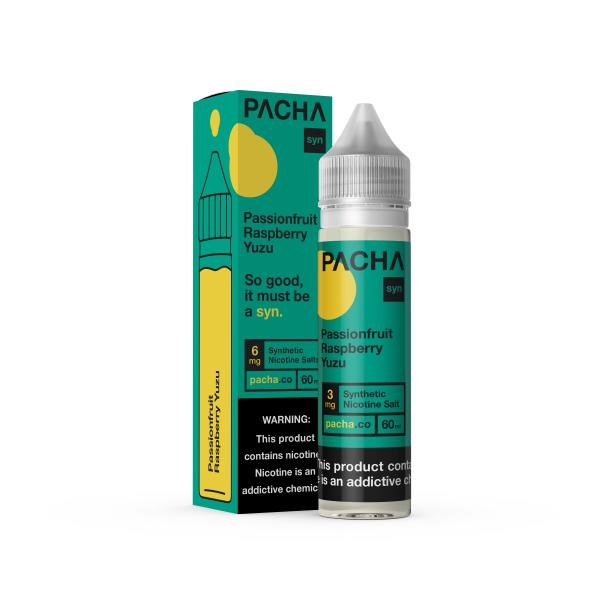 Pacha Mama Synthetic - Passion Fruit Raspberry Yuzu 60mL