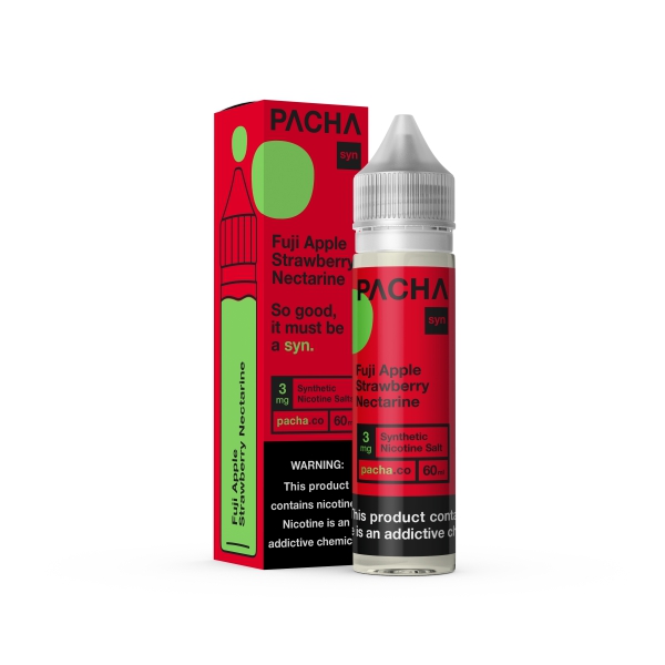 Pacha Mama Synthetic - Fuji Apple Strawberry Nectarine 60mL