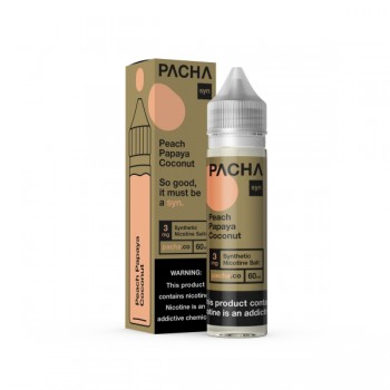 Pacha Mama Synthetic - Peach Papaya Coconut 60mL Pacha Mama Synthetic - Peach Papaya Coconut 60mL