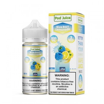 Pod Juice Synthetic - Blue Razz Lemonade 100mL Pod Juice Synthetic - Blue Razz Lemonade 100mL