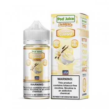 Pod Juice Synthetic - Golden Custard 100mL Pod Juice Synthetic - Golden Custard 100mL