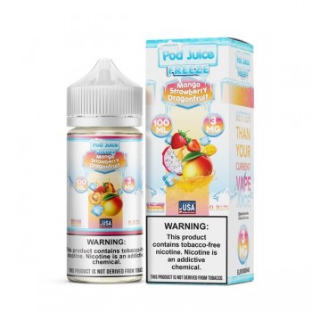 Pod Juice Synthetic - Mango Strawberry Dragonfruit Freeze 100mL Pod Juice Synthetic - Mango Strawberry Dragonfruit Freeze 100mL