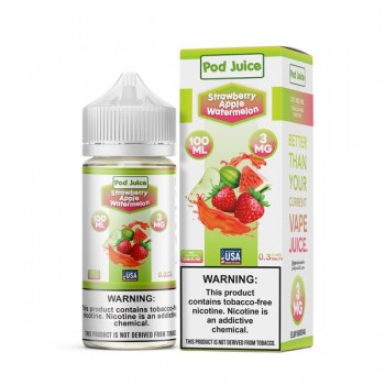 Pod Juice Synthetic - Strawberry Apple Watermelon 100mL Pod Juice Synthetic - Strawberry Apple Watermelon 100mL