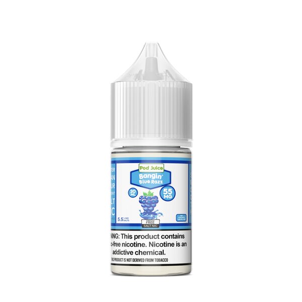 Pod Juice Synthetic Salt - Bangin' Blue Razz 30mL