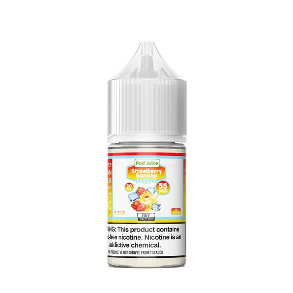 Pod Juice Synthetic Salt - Strawberry Banana Freeze 30mL