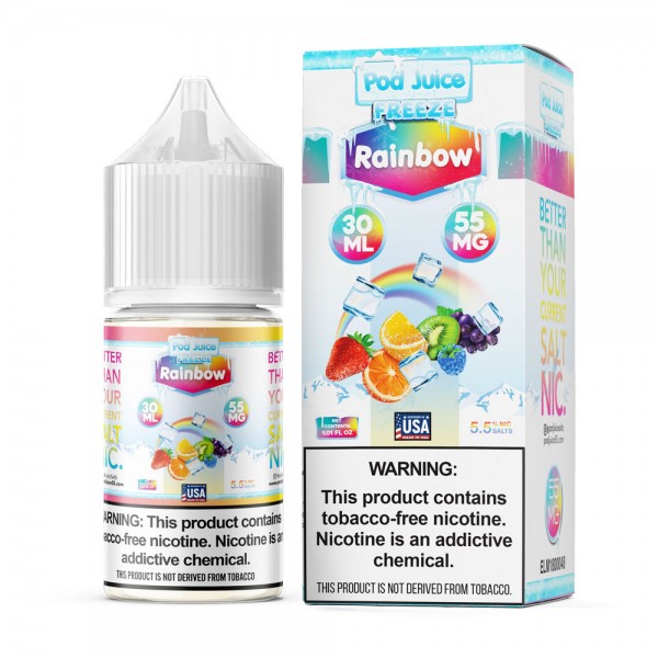 Pod Juice Synthetic Salt - Rainbow Freeze 30mL