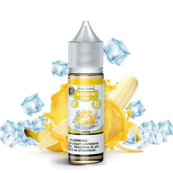 Pod Juice Salt - Banana Ice 15mL