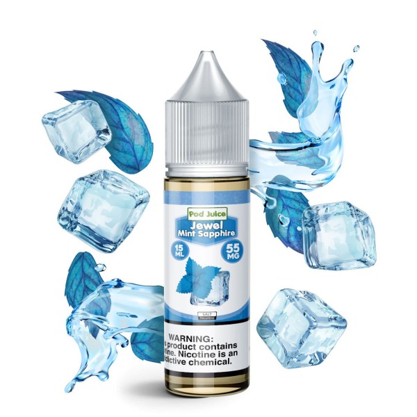 Pod Juice Salt - Jewel Mint Sapphire 15mL